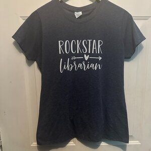 Rockstar‎ Librarian Women's Shirt Size Medium NWOT